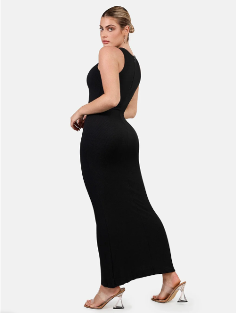 The Shapewear Dress Crew Neck Sleeveless Maxi