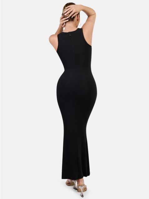 The Shapewear Dress Crew Neck Sleeveless Maxi