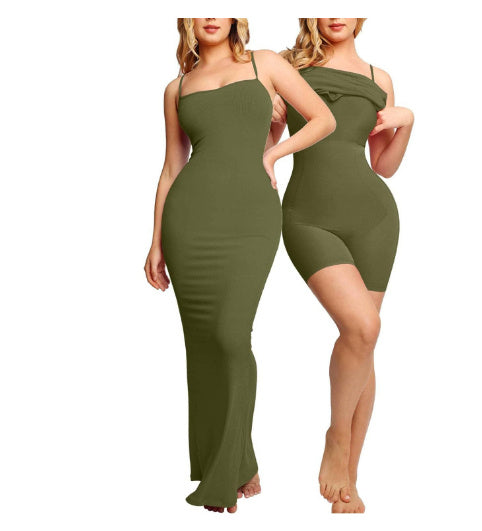 Das Shapewear-Kleid Slip Maxi